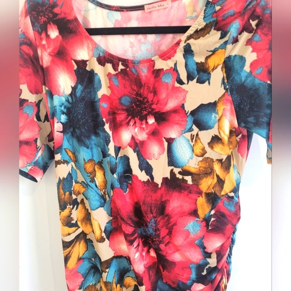 Maternity dress-Floral- Size L - Picture 2 of 2